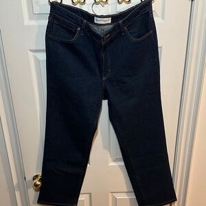 Denim Forum Women's Straight Leg Jeans - Dark Blue